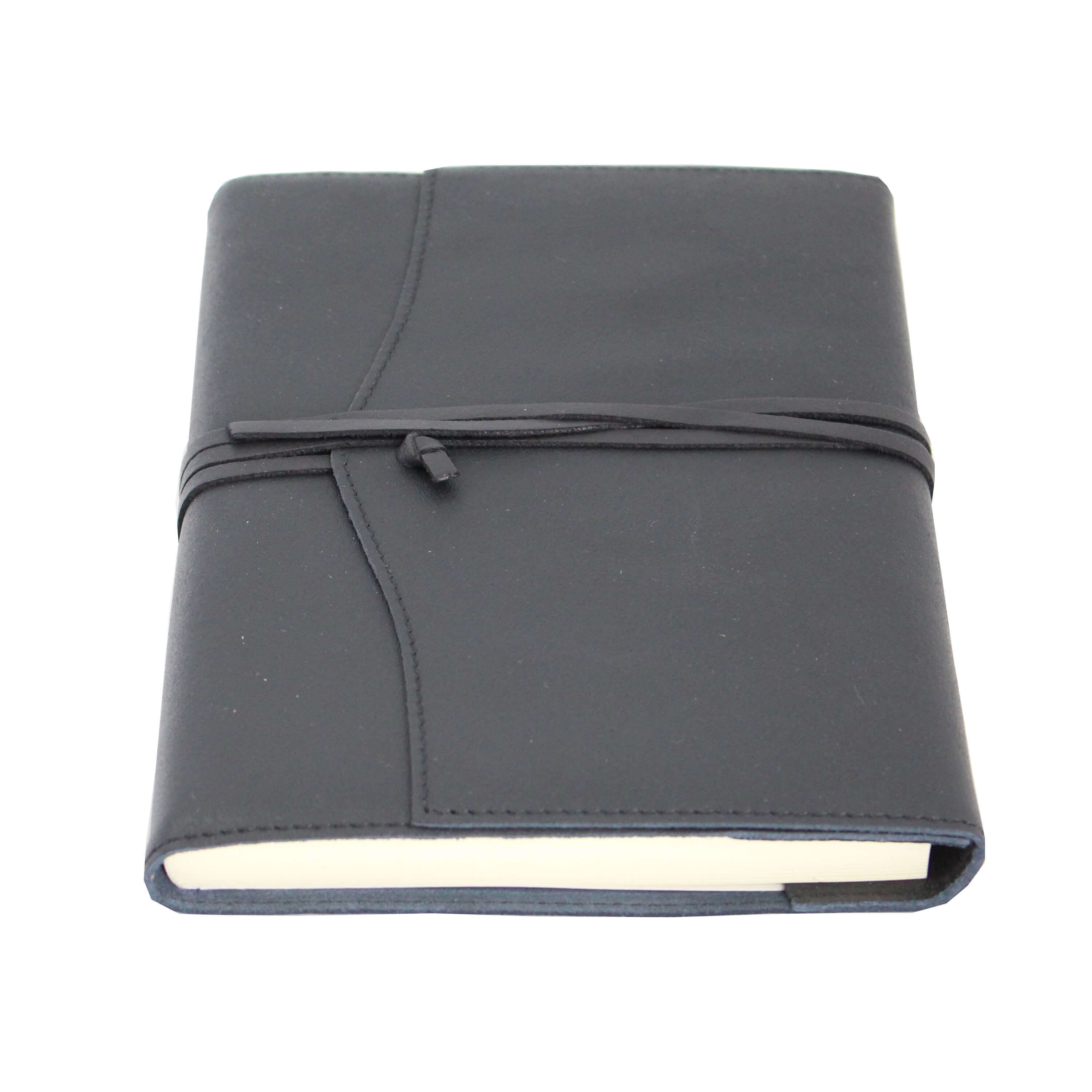 kroeg Schadelijk hack Leren notitieboek navulbaar Amalfi zwart | My Lovely Notebook