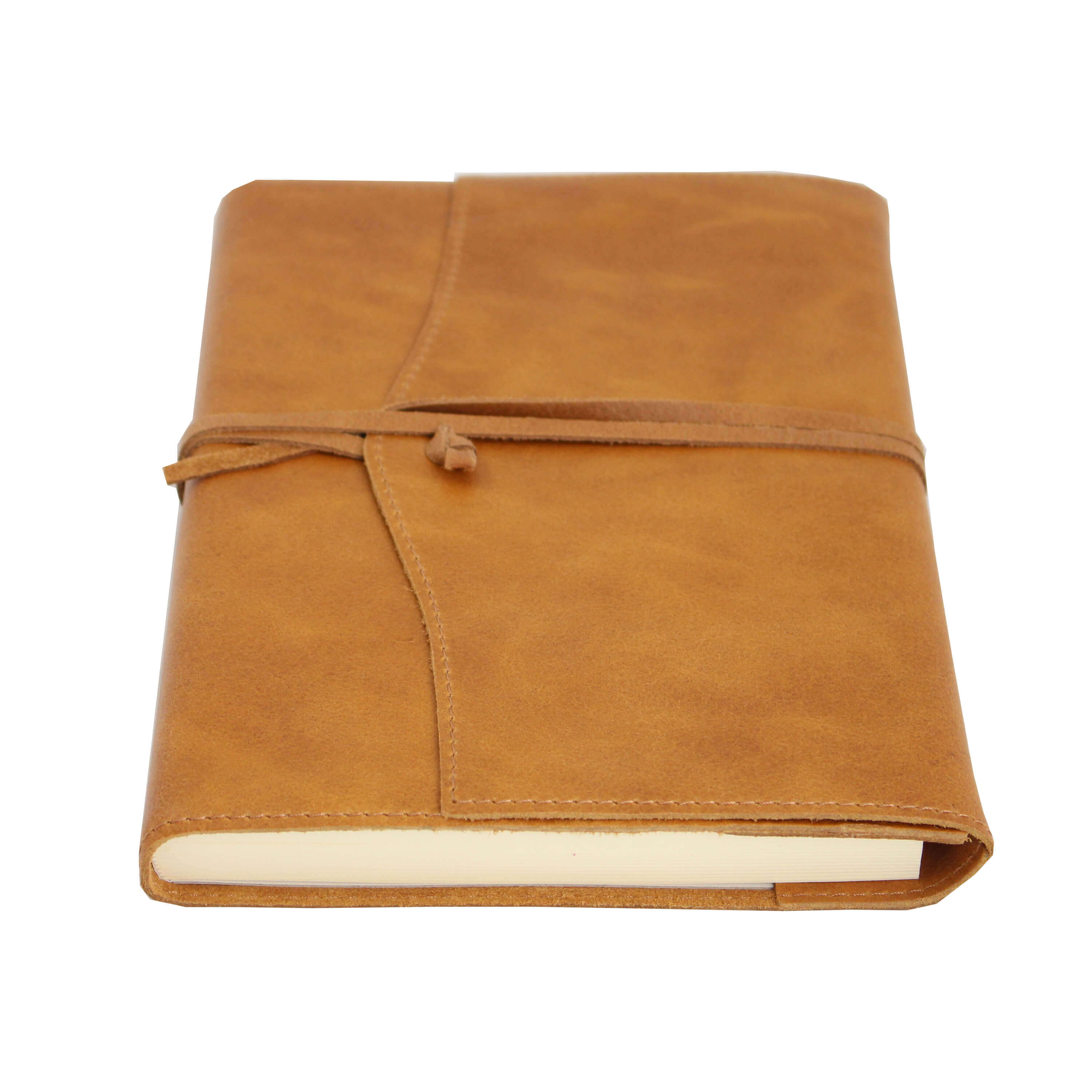 Vlak Asser Verdeel Leren notitieboek navulbaar Amalfi bruin | My Lovely Notebook