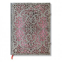 Paperblanks notitieboek Silver Filigree Blush Pink