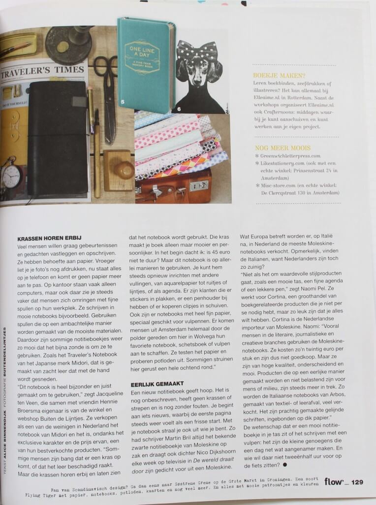 My Lovely Notebook in Flow Magazine