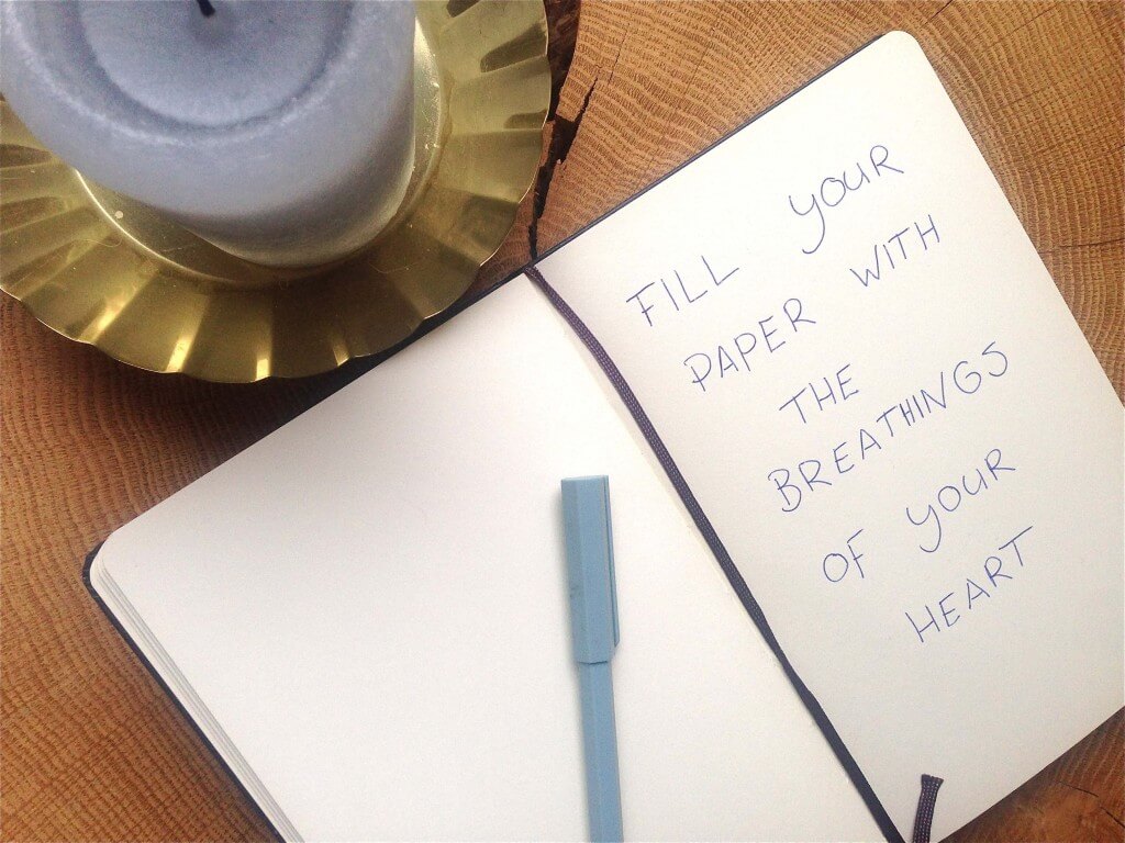 Schrijf vanuit je hart