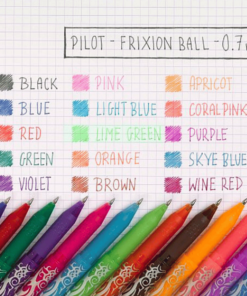 Pilot Frixion pennen uitwisbaar kleuren - My Lovely Notebook