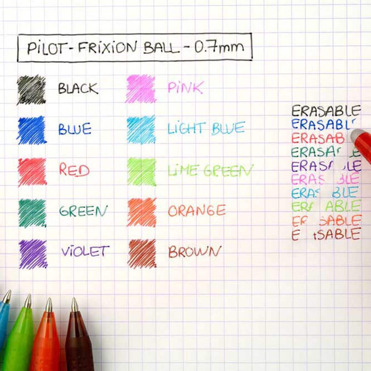 Trots broeden Schande Pilot FriXion Ball pen |uitgumbare pen kopen | My Lovely Notebook