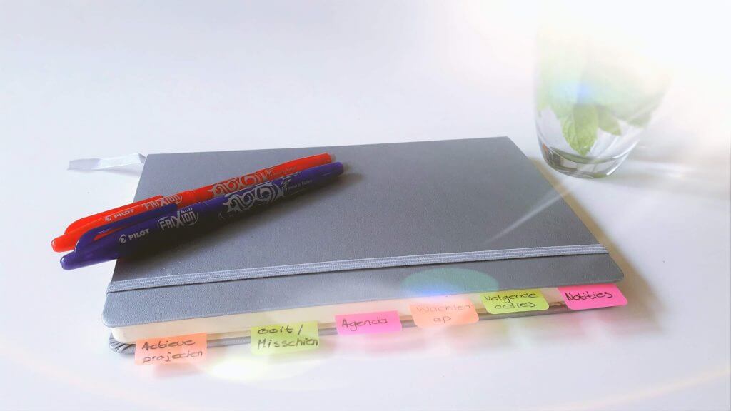 schep orde in de chaos met je notitieboek