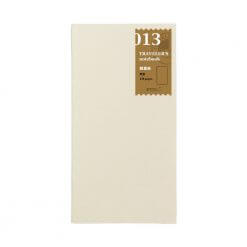 Midori Traveler's Notebook navulling lichtgewicht papier 013