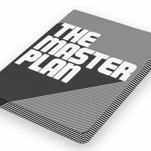 Nuuna notitieboek The masterplan zwart wit
