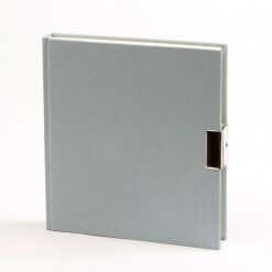 Dagboek met slot grijs