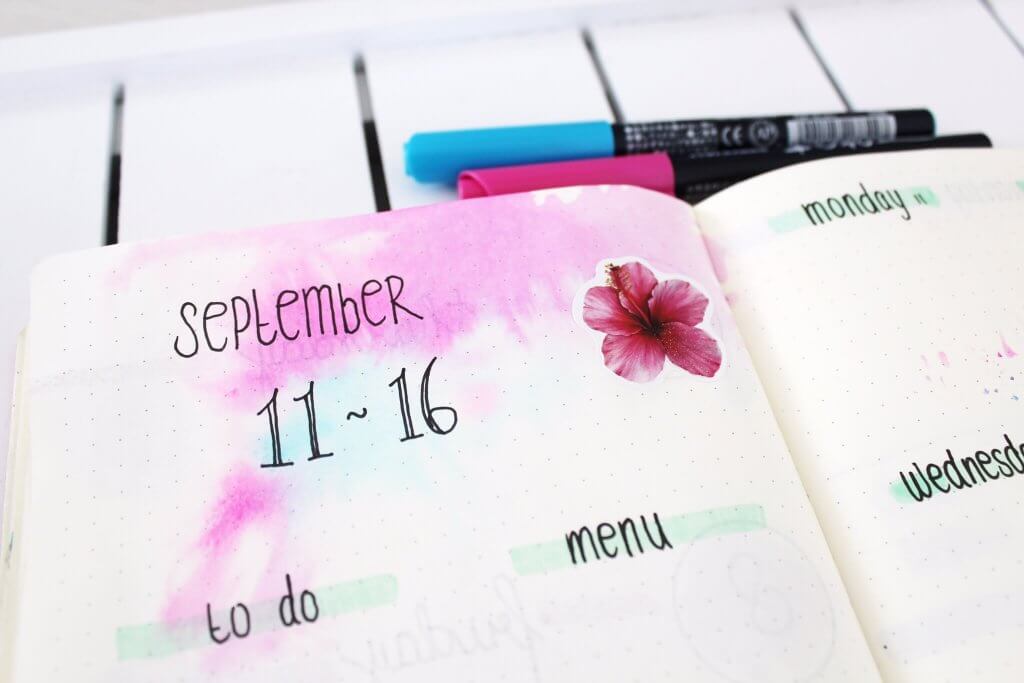5 x simpele weekly spreads voor je Bullet journal
