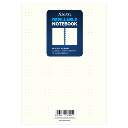 Filofax navullingen notitieboek A5 dotted 152016
