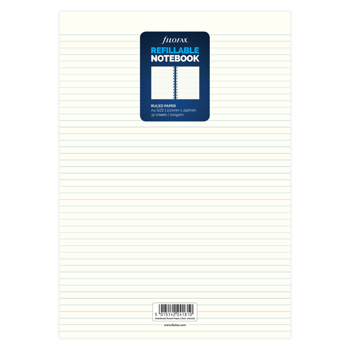 162008_Filofax Notebooks A4 Ruled Insert Card.jpg