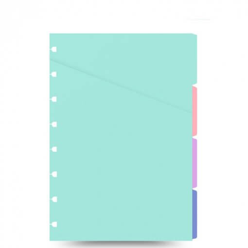 Filofax tabbladen pastel A5