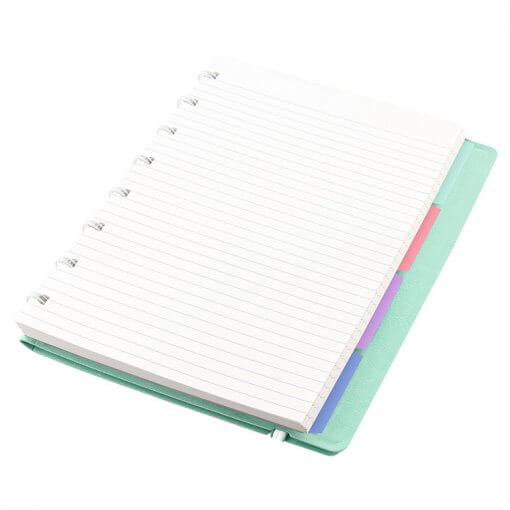 Filofax notitieboek pastel groen A5