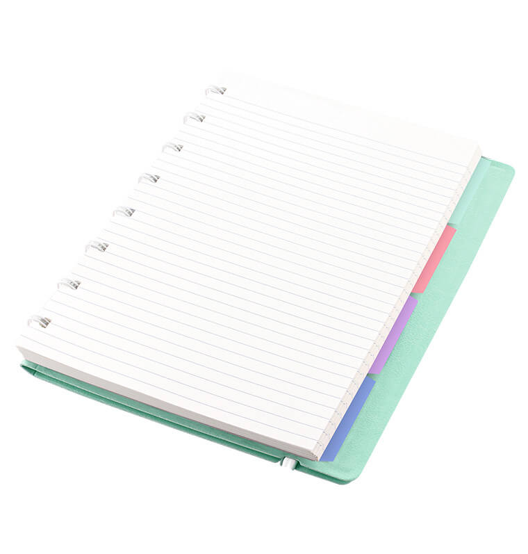 Filofax notitieboek pastel groen A5