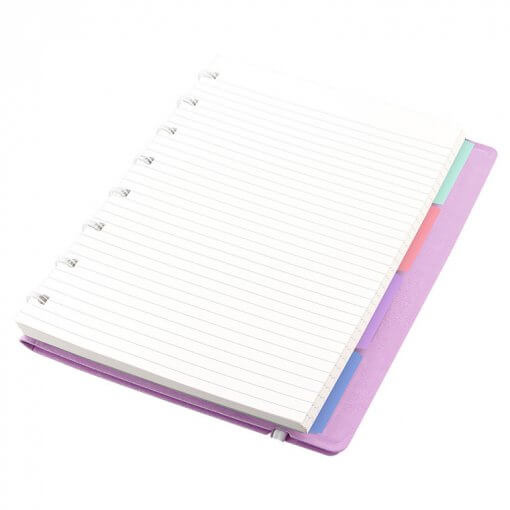 Filofax notitieboek pastel paars A5
