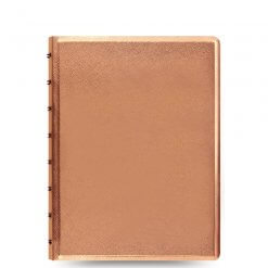 Filofax notitieboek saffiano metallic rosé goud