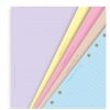 Filofax navulling organizer A5 gekleurd gelinieerd papier