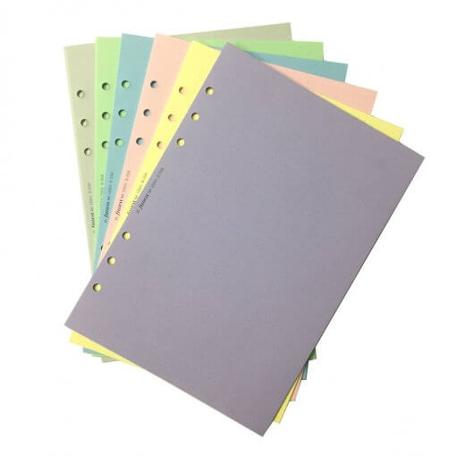 Filofax navulling organizer A5 pastel dotted