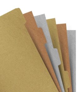 Filofax-tabbladen-Metallic
