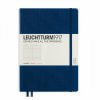 Leuchtturm1917 gelinieerd notitieboek navy blue