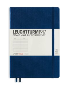 Leuchtturm1917 gelinieerd notitieboek navy blue