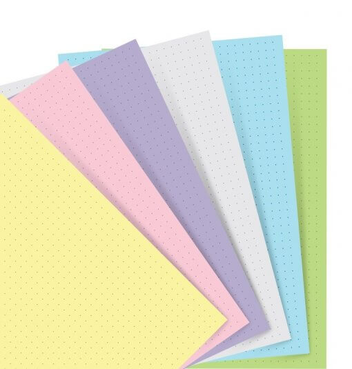 Filofax-navulling-Organizer-Pocket-pastel-dotted