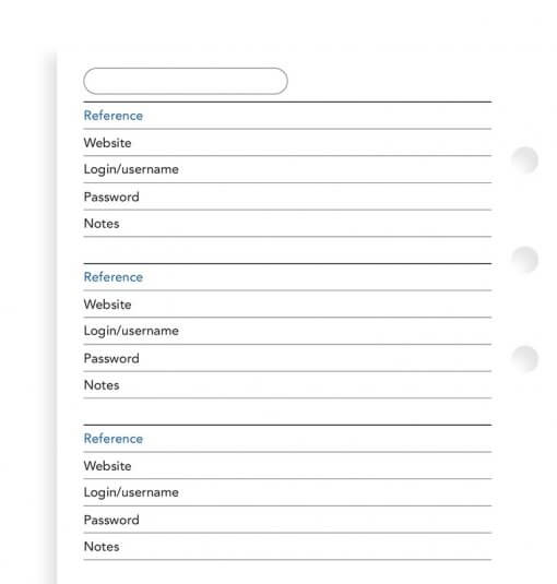 Filofax-navulling-organizer-Personal-Password-paper