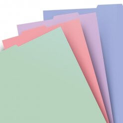 Filofax-tabbladen-pastel-A4