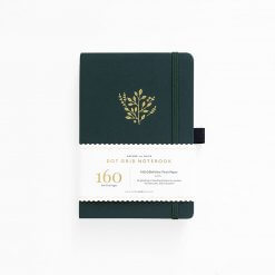 Archer and Olive Notebook Dot Grid - Deep Green