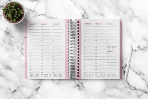 Flow Planner - Classic Pink Floral 7