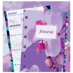 Filofax navulling Organizer Pocket Floral Diary 2020