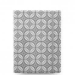 Filofax notitieboek impressions grey:white
