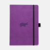 Dingbats notitieboek Wildlife Purple Hippo dotted