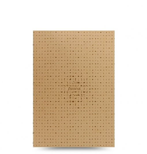 Filofax folio notitieboek navulling kraft cover