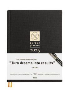 Purpuz Planner 2025 Black