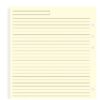 Filofax navulling organizer A5 gelinieerd zacht geel - creme kleurig papier