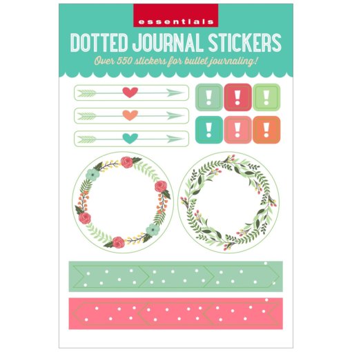 Peter Pauper Dotted Journal Planner Stickers voorkant