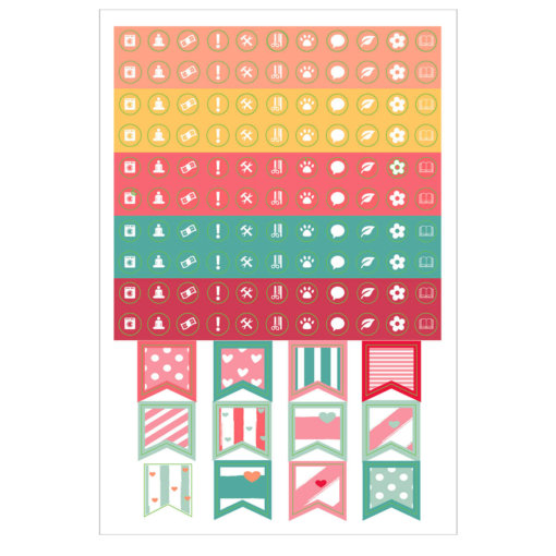 Peter Pauper Dotted Journal Planner Stickers 2