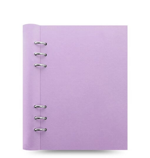 Filofax Clipbook Classic Pastel A5 Notebook orchid