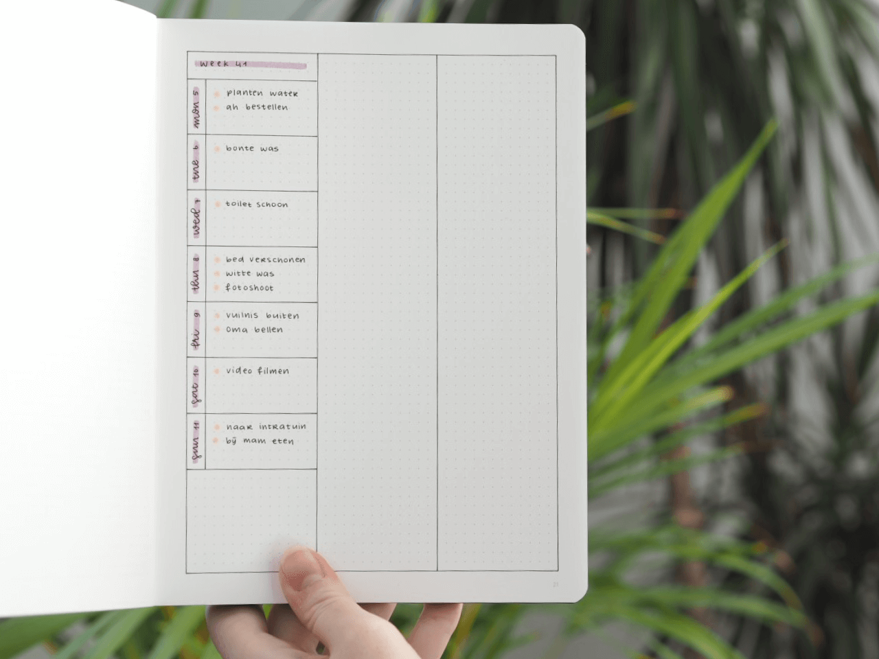 Zo maak je een minimalistische bullet journal