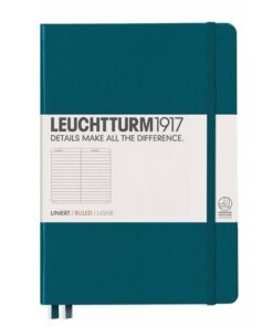 Leuchtturm1917 gelinieerd notitieboek Pacific Green