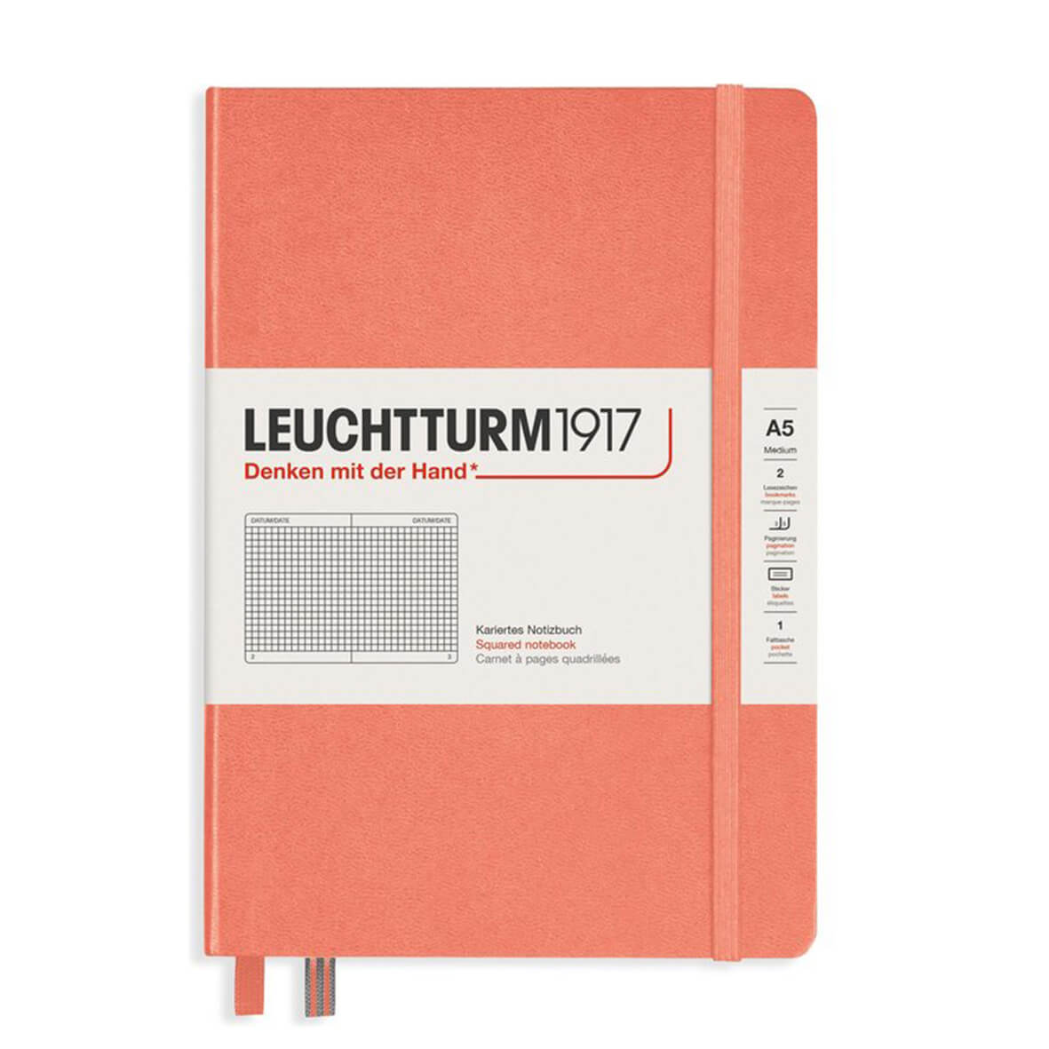 Uitverkoop Ramkoers kwaadaardig Leuchtturm1917 Ruitjes notitieboek Bellini | My Lovely Notebook