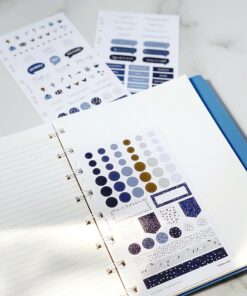 Filofax Stickers Indigo 1