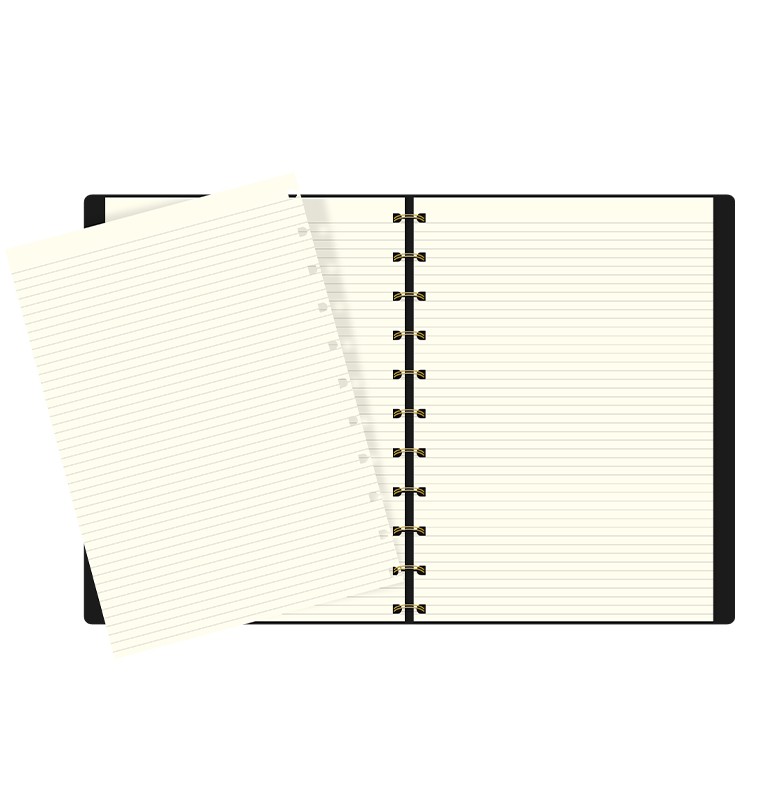 Notebook A4 Folio Refill Gelinieerd Papier