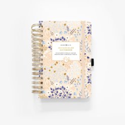 Archer and Olive Watercolor Dot Grid Notebook - Blush A Bye