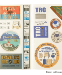 Midori Traveler's Notebook navulling Stickers Release Paper (4)