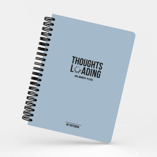 Studio Stationery Notebook - Thoughts Loading