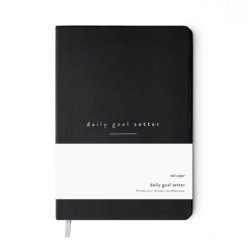 Daily Goal Setter Black Mål Paper