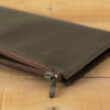 Midori Traveler's Notebook navulling Cotton Zipper Case Olive 2