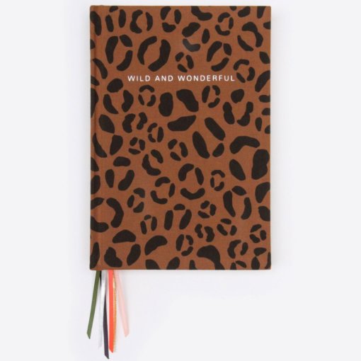 Caroline Gardner Notitieboek - Leopard Multi Ribbon