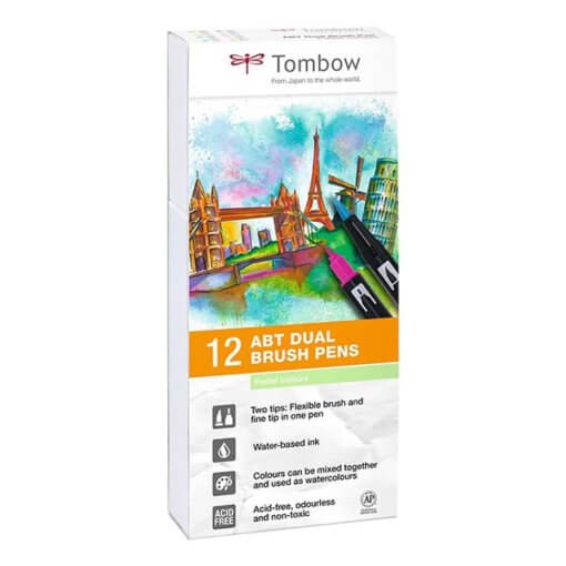 Tombow ABT set van 12 Pastel Colors